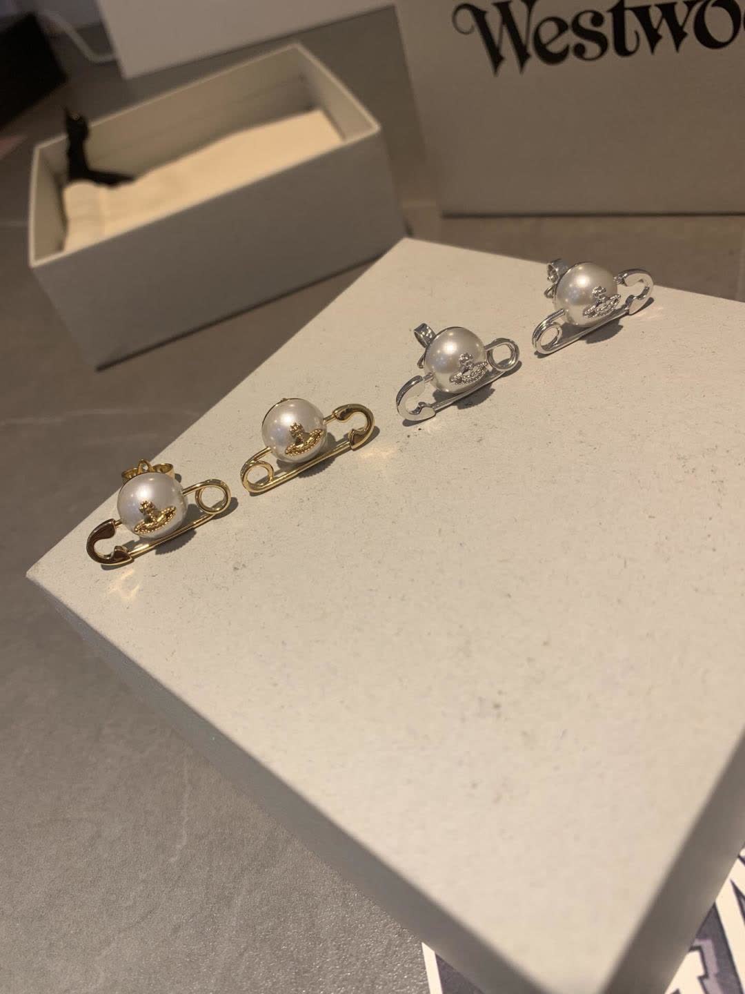 Vivienne Westwood Pearl Brooches